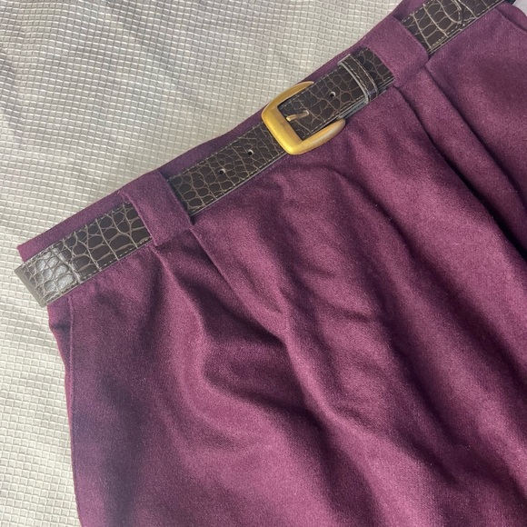 Vintage Requirements 100% Wool Skirt Sz 14 - Picture 2 of 10